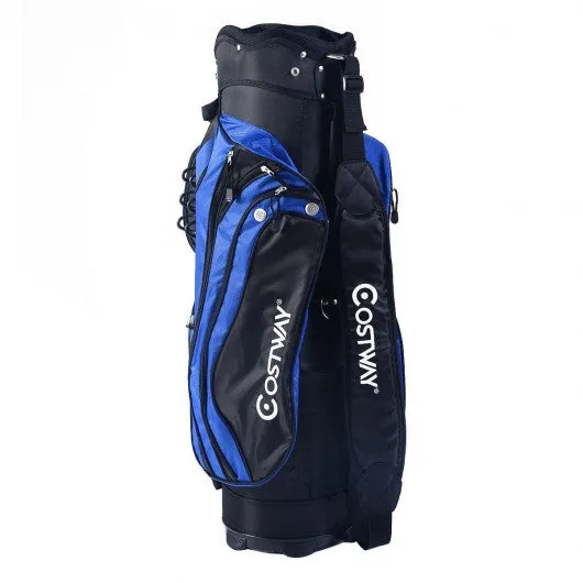 14 Way Divider Lightweight Golf Carry Bag w/ Carry Belt