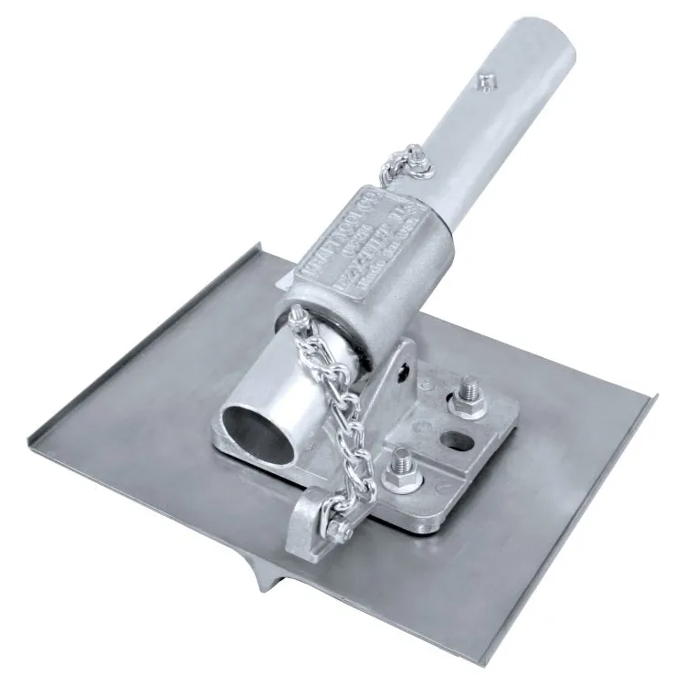 8" x 8" 1/2"R, 3/4"D Stainless Steel Walking Groover with EZY-Tilt® II Bracket