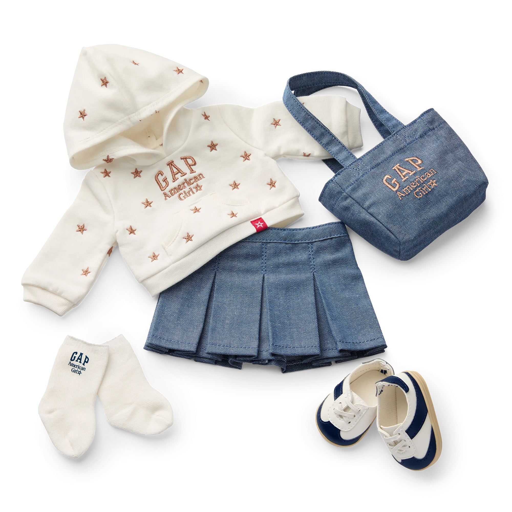 AG x GAP Star Hoodie Outfit for 18-inch Dolls