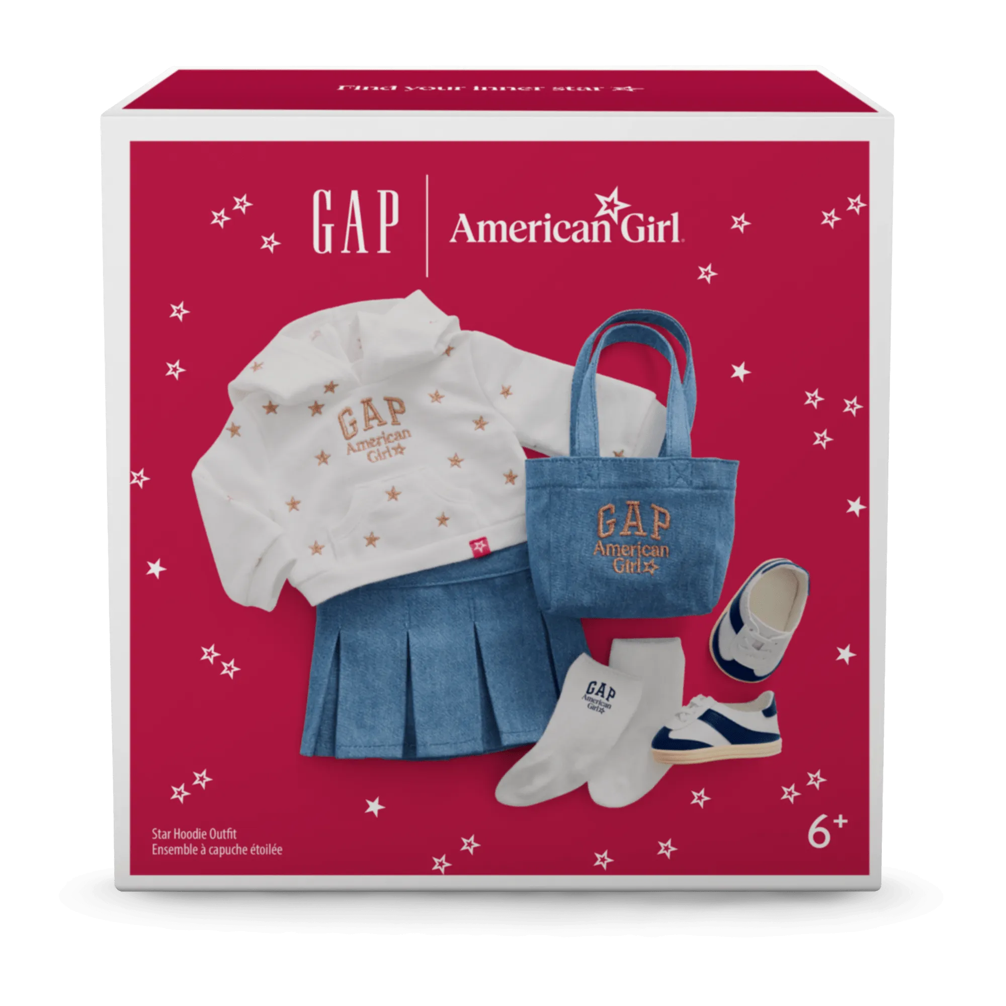 AG x GAP Star Hoodie Outfit for 18-inch Dolls