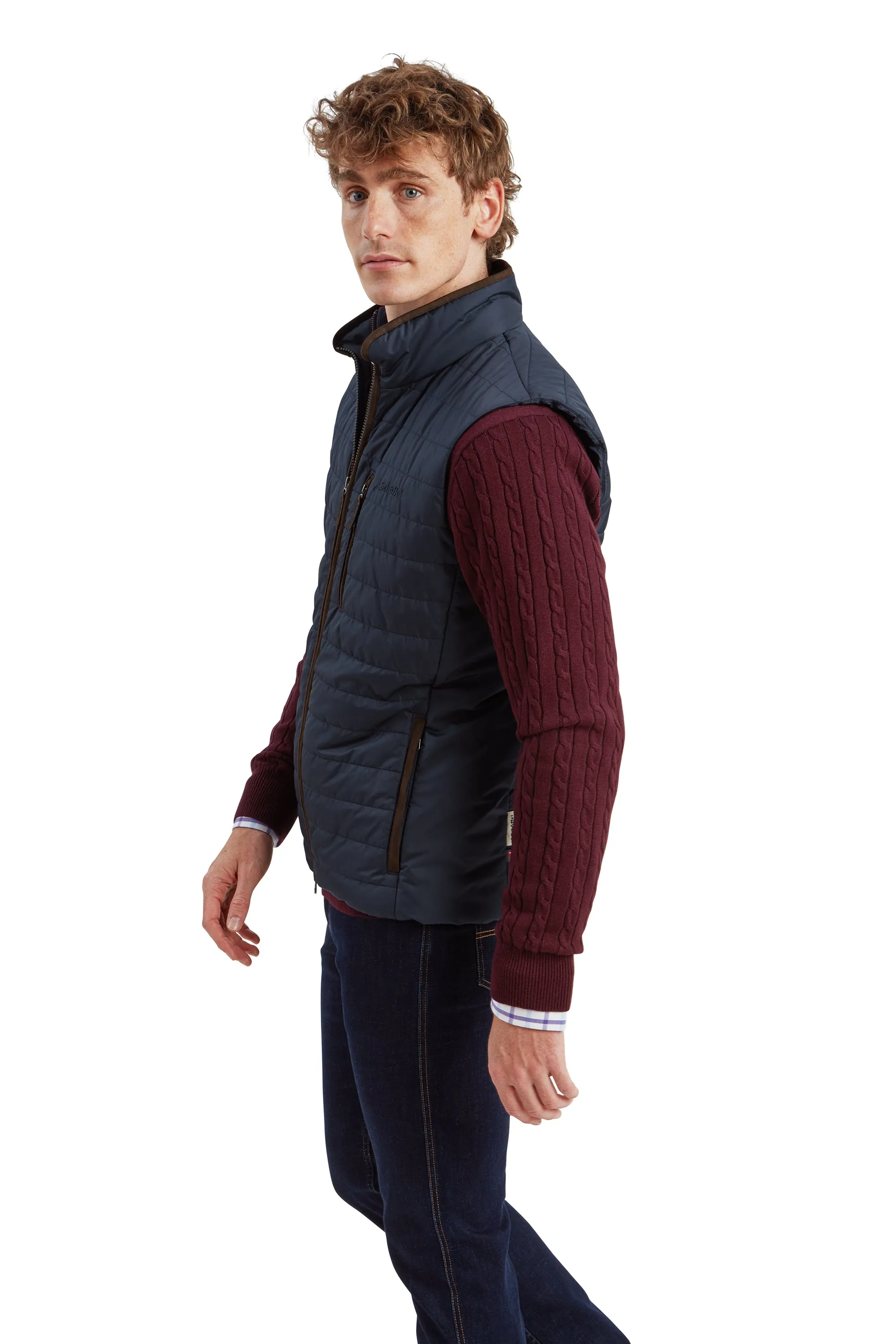 Brora Gilet - Navy