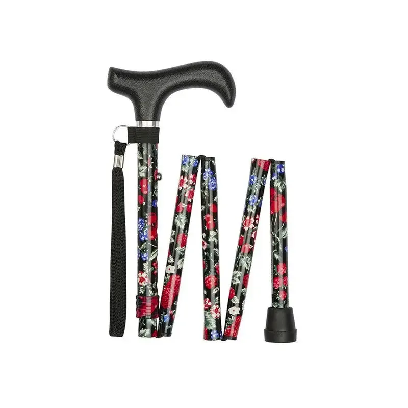 Charles Buyers Ziggy Folding Walking Stick - Assorted