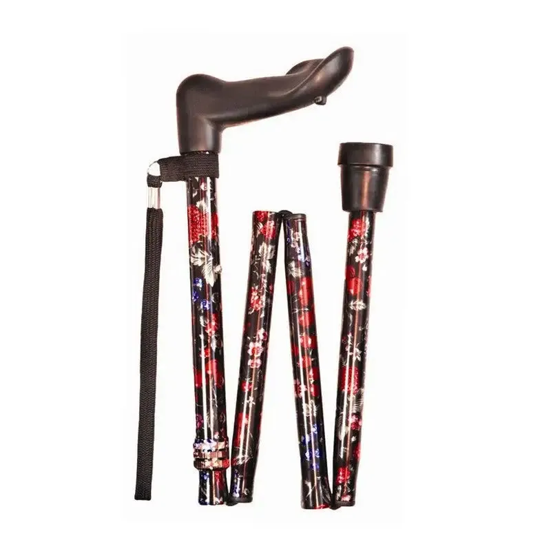 Charles Buyers Ziggy Folding Walking Stick - Assorted