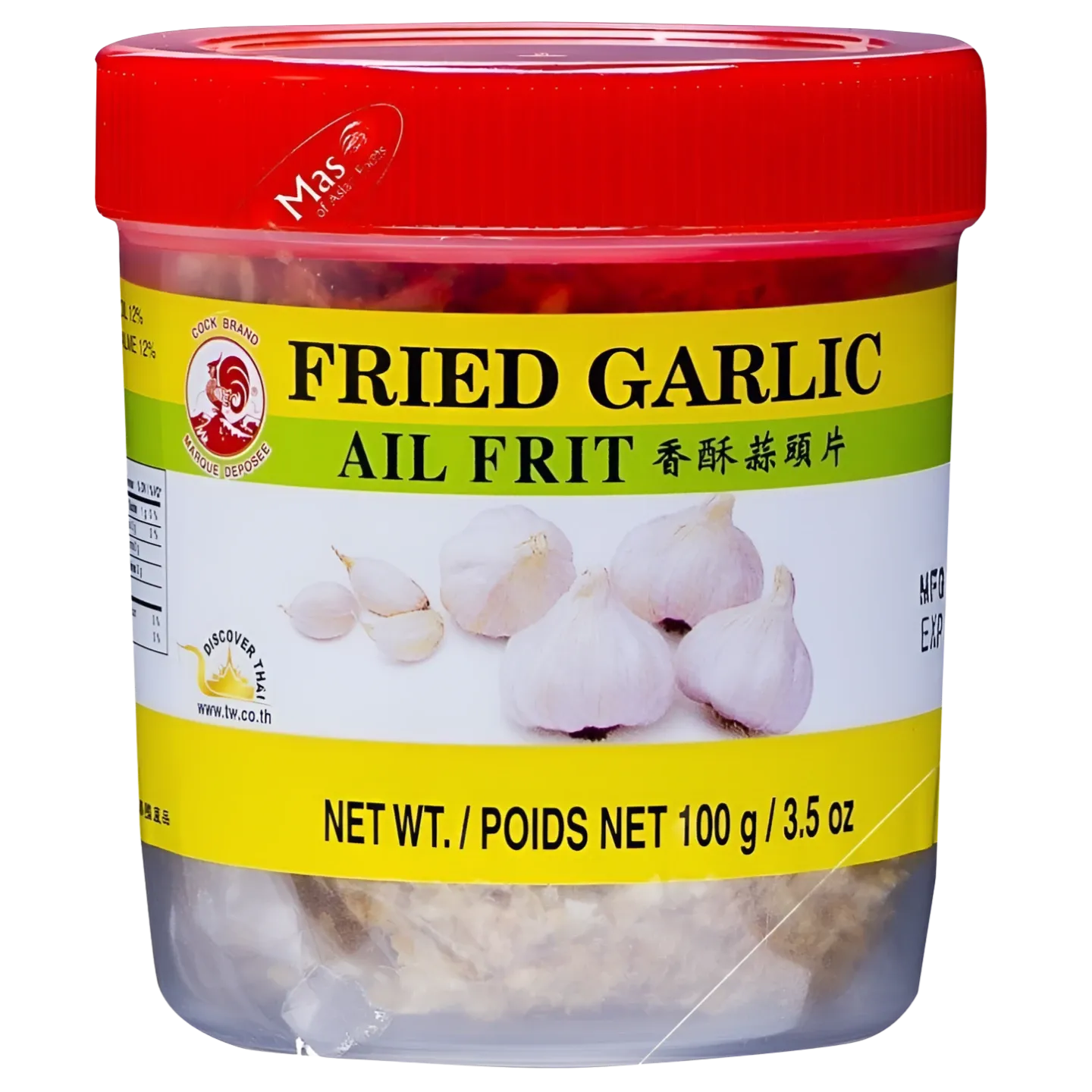 Cock Brand Fried Garlic, 100g