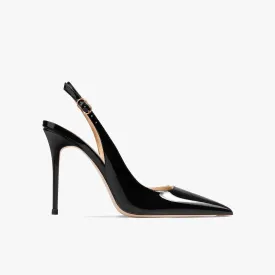 Colletta Black Slingback Sandals