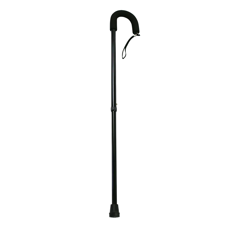 Crook Handle Black Walking Stick