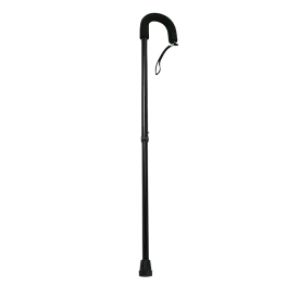 Crook Handle Black Walking Stick