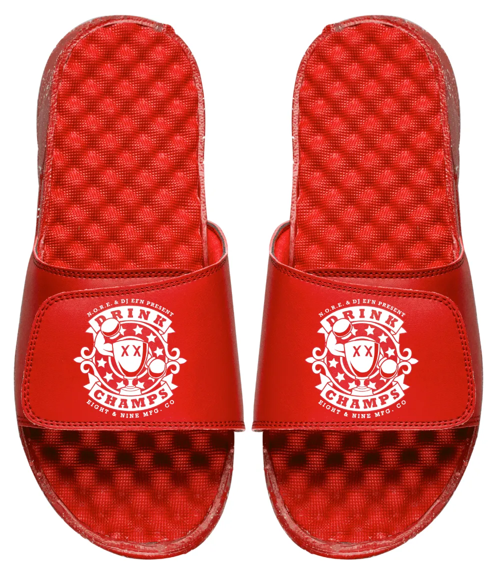 Drink Champs Army Slides Red Speckle