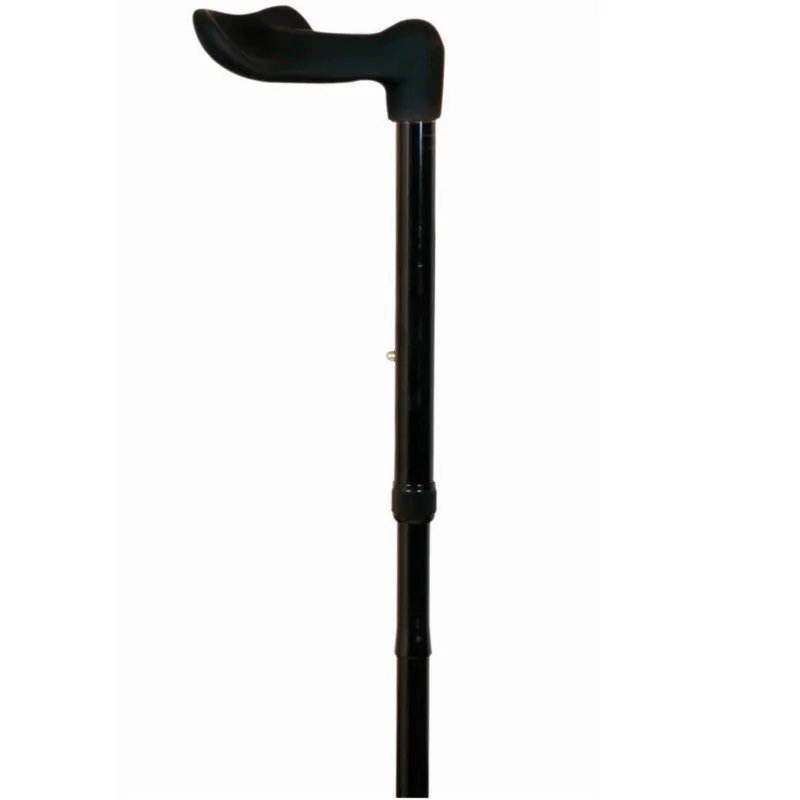 Folding Aluminum Walking Stick with anatomical cuff