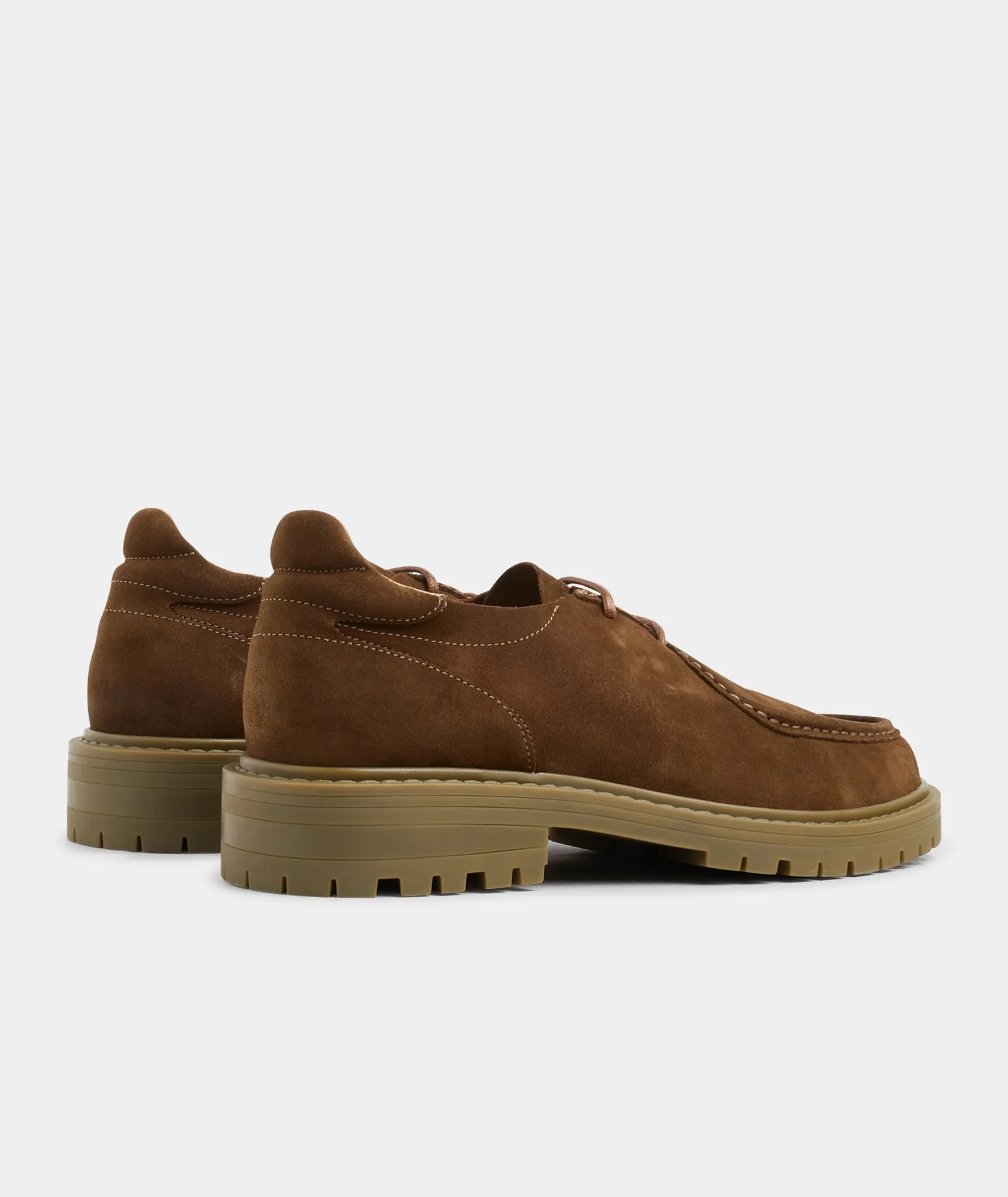 Jaz Low Top - Cognac Suede