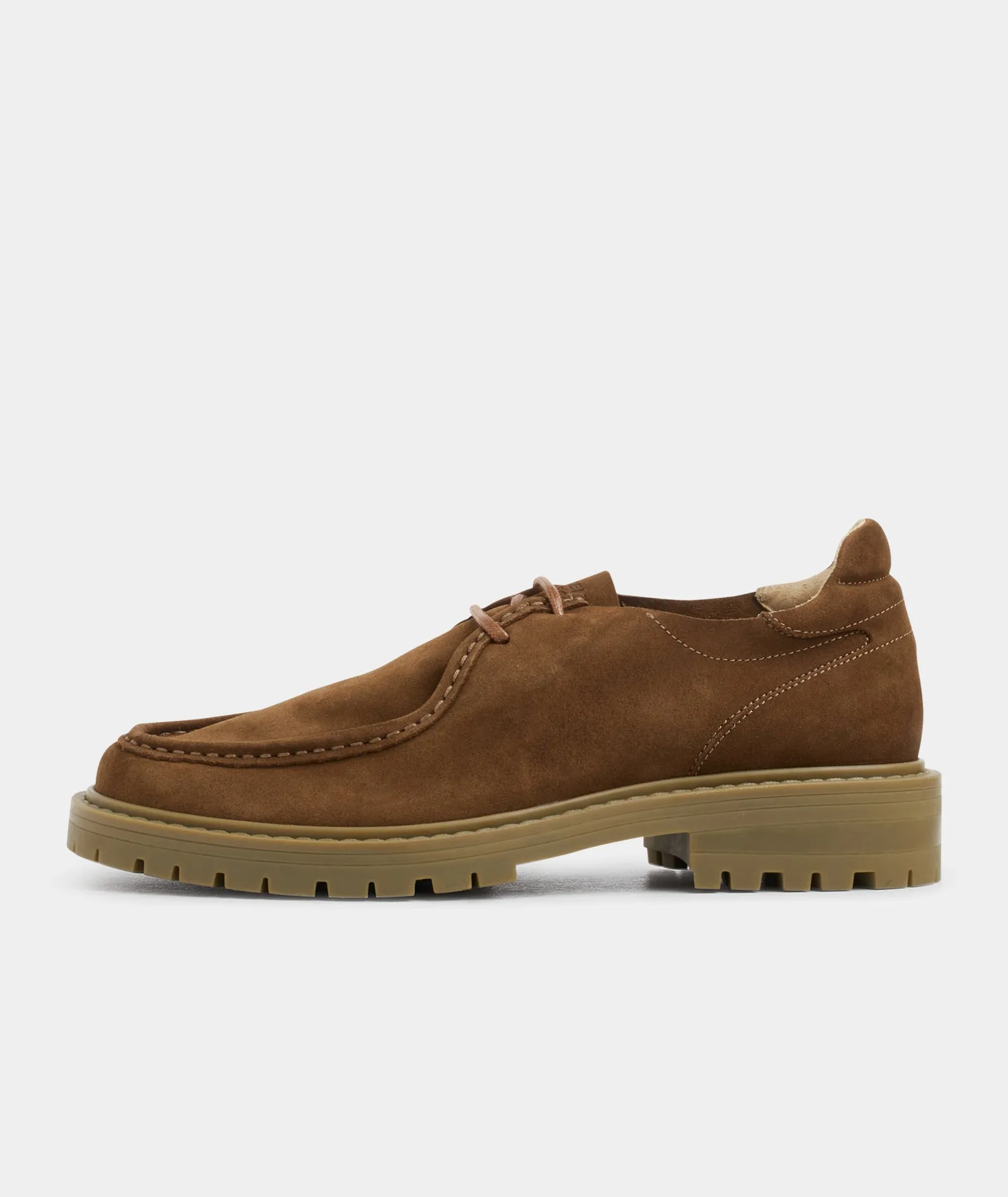 Jaz Low Top - Cognac Suede