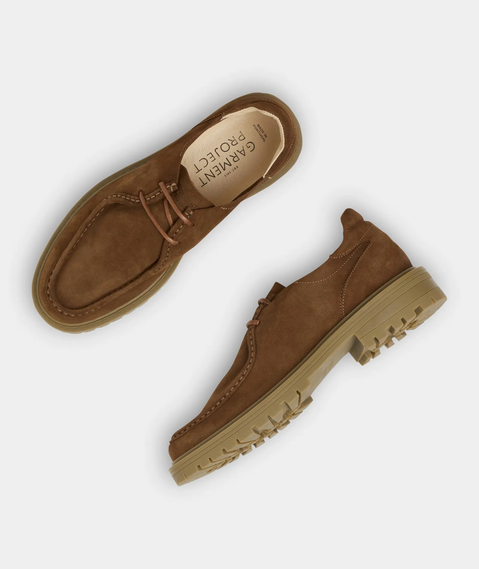 Jaz Low Top - Cognac Suede