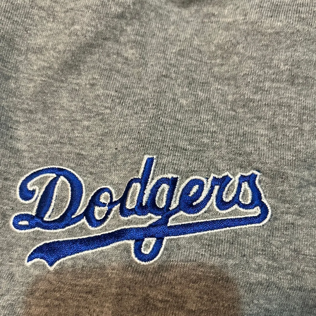 Los Angeles Dodgers MLB Mitchell & Ness Cooperstown Collection World Series Boys of Summer Heather Grey Men’s T-Shirt