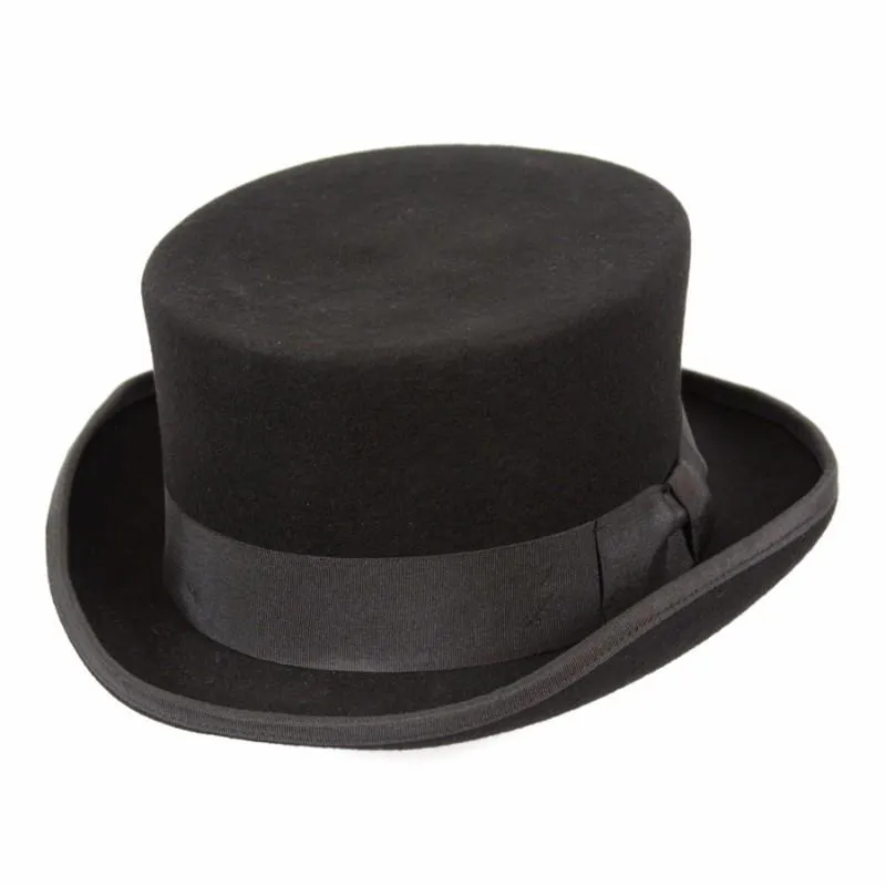 Low Rise Wool Top Hat