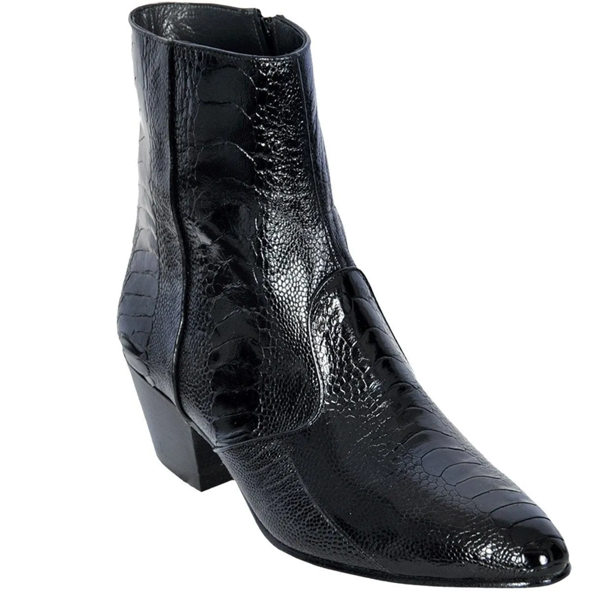 Men's Los Altos Ostrich Leg Ankle Boots 6305