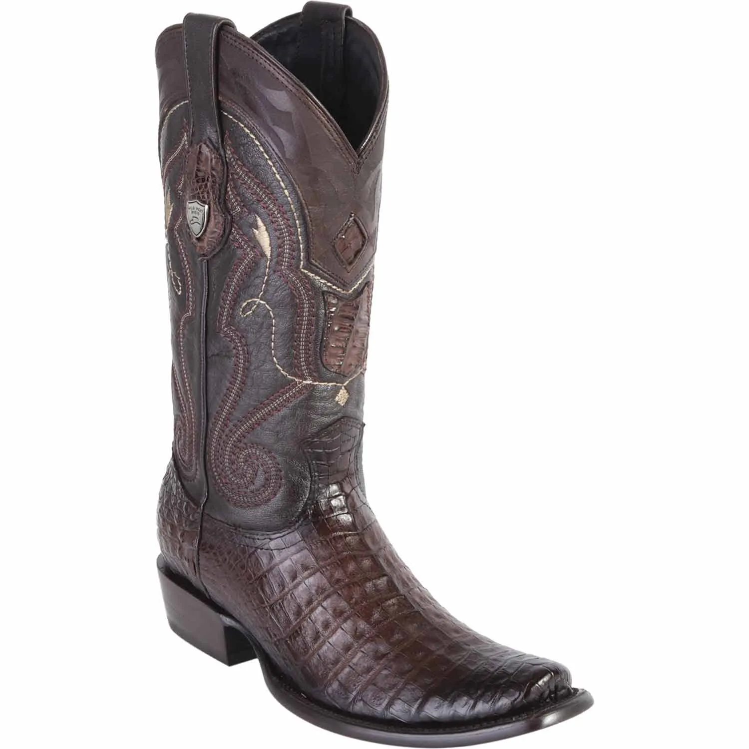 Men's Wild West Caiman Belly Skin Dubai Toe Boot 2798216