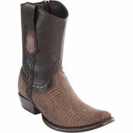 Men's Wild West Teju Lizard Skin Dubai Toe Short Boot 279B0735