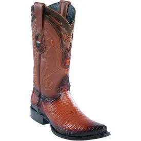 Men's Wild West Teju Lizard Skin Snip Toe Boot 2940757