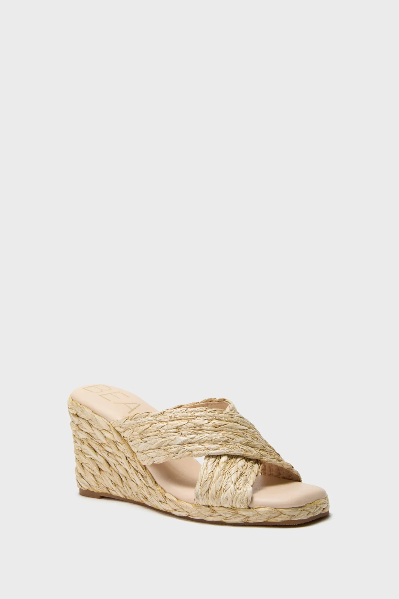 Natural Bondi Wedge Heels