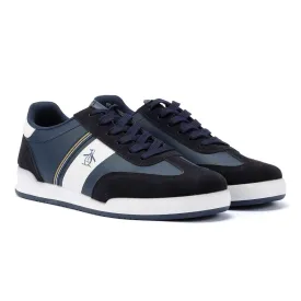 Penguin Gaz Men's Navy Trainers