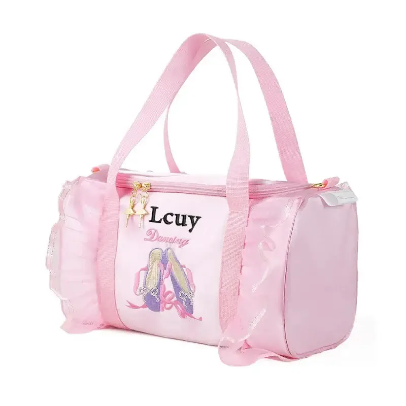 Personalized Ballet Ballerina Girls Dance Duffle Bag