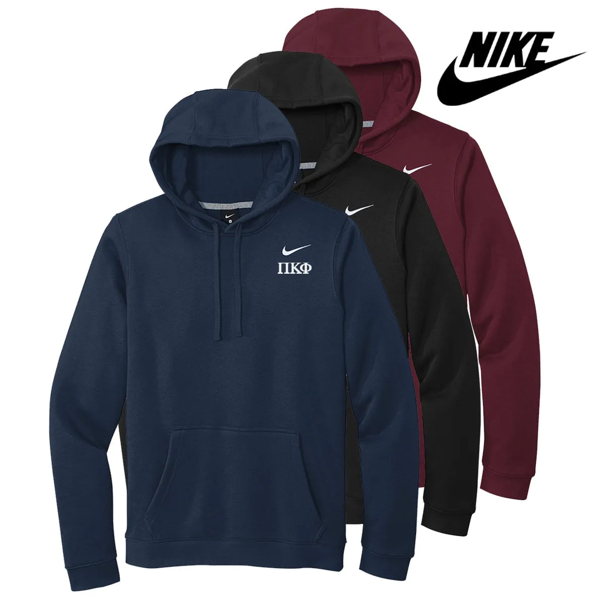 Pi Kapp Nike Embroidered Hoodie