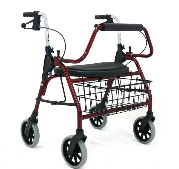 Powdercoated Aluminium Frame Mack Rollator 150kg