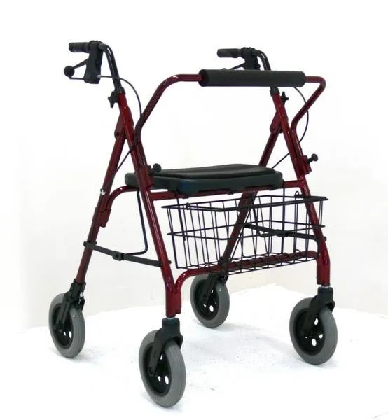 Powdercoated Aluminium Frame Mack Rollator 150kg