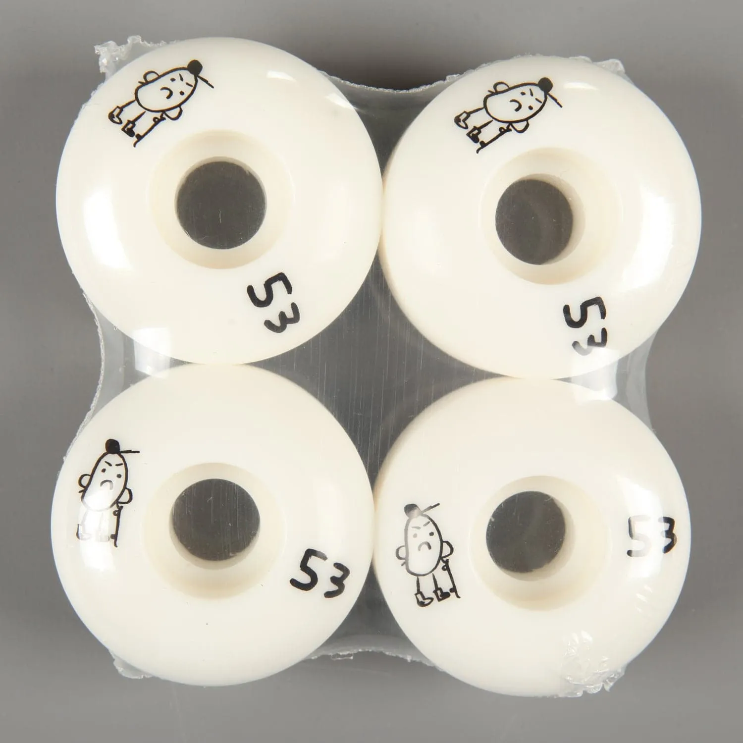 Shop Brand 53mm 99d Wheels (White)