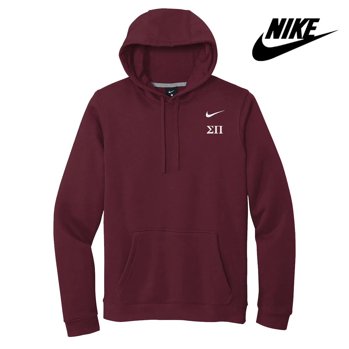 Sigma Pi Nike Embroidered Hoodie