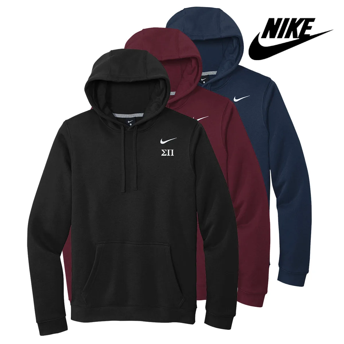 Sigma Pi Nike Embroidered Hoodie