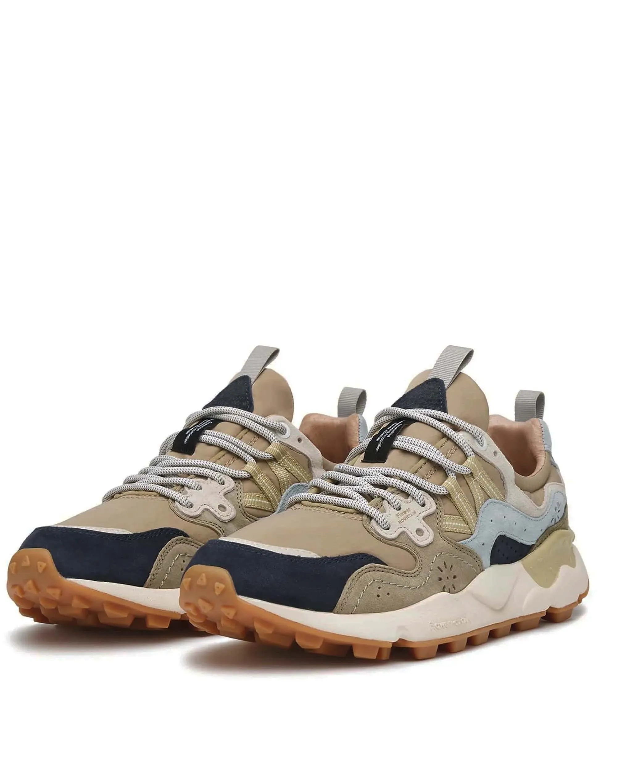 Sneakers Flower Mountain Marrone - Blu