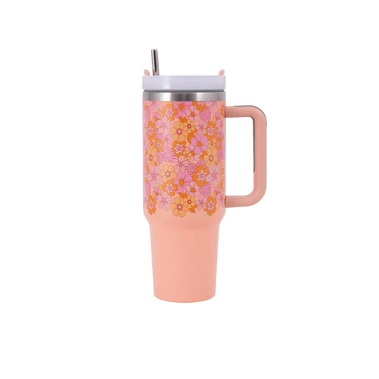 Splosh Insulated Tumbler - Retro Floral