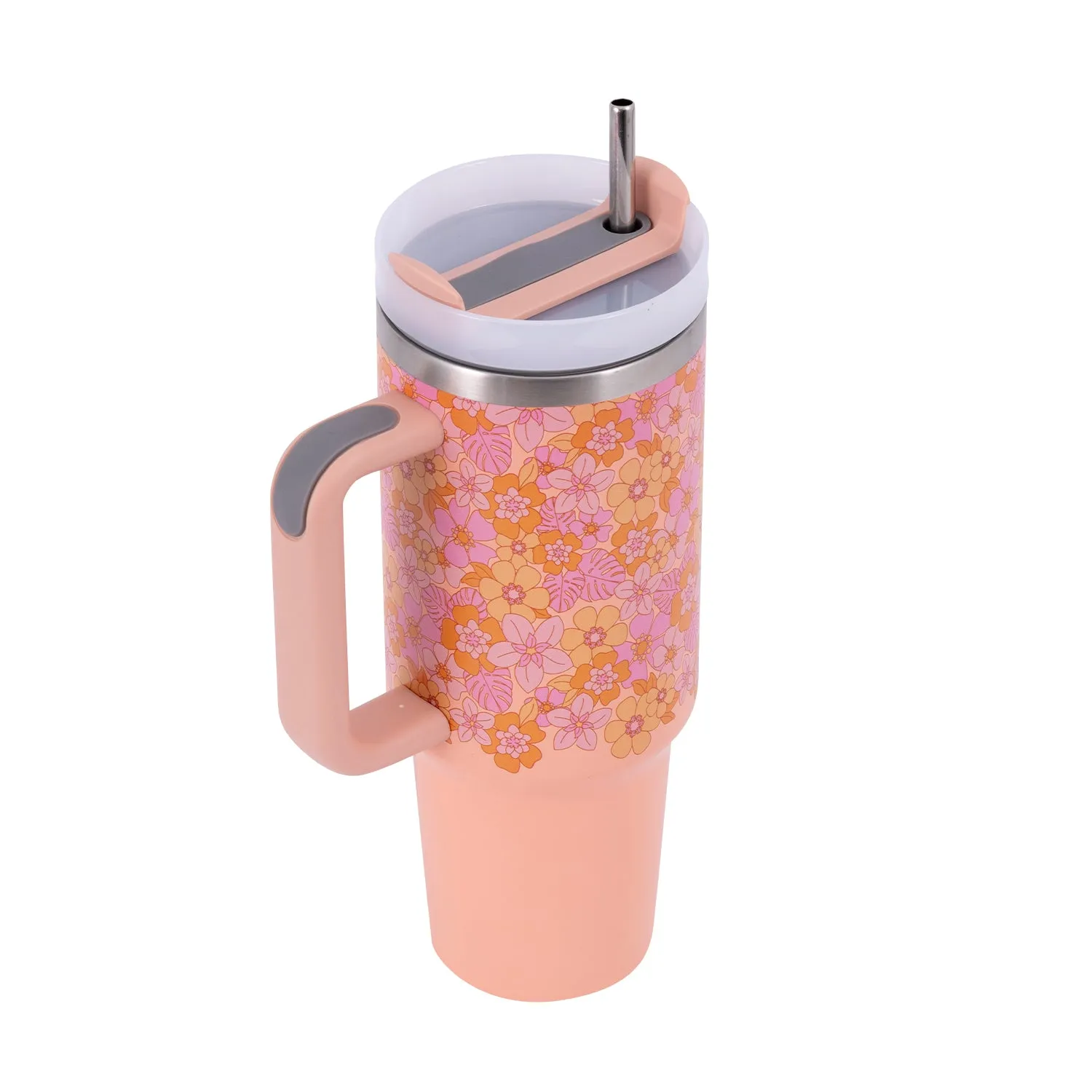 Splosh Insulated Tumbler - Retro Floral