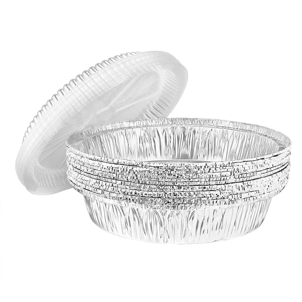 Standard 9” Round Foil Take-Out Pan [Lid Options Available]