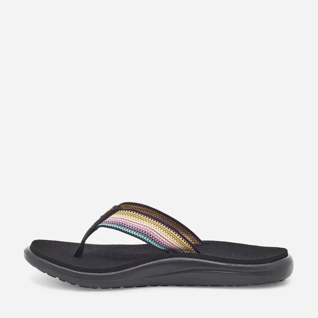 Teva Womens Voya Flip Antiguous Black Multi