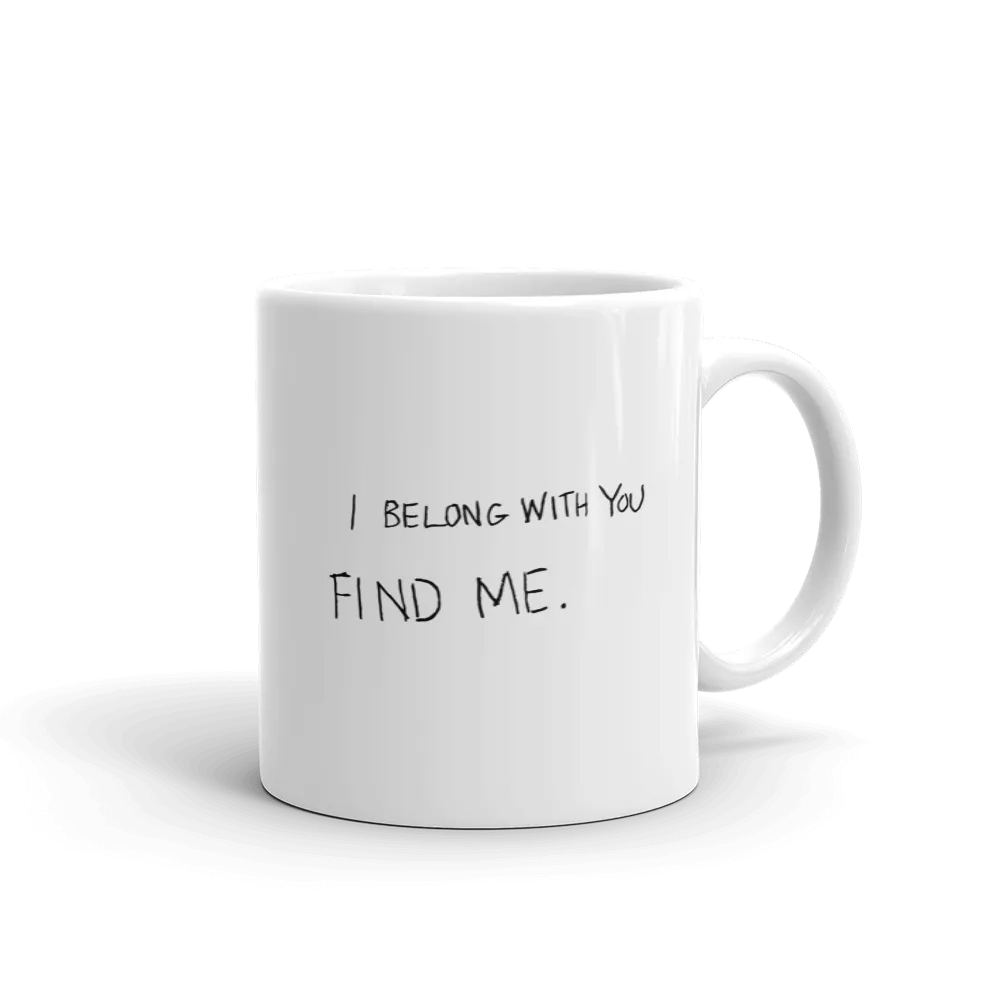 The Walking Dead Find Me White Mug