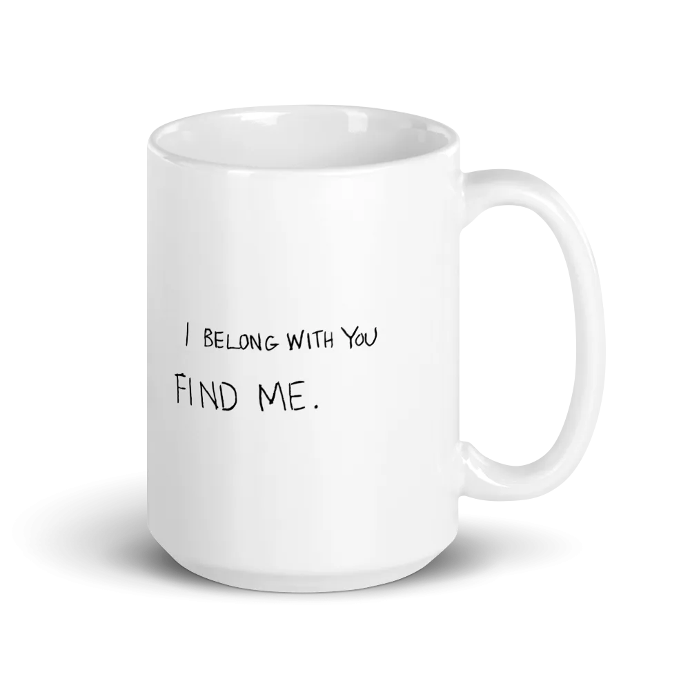 The Walking Dead Find Me White Mug