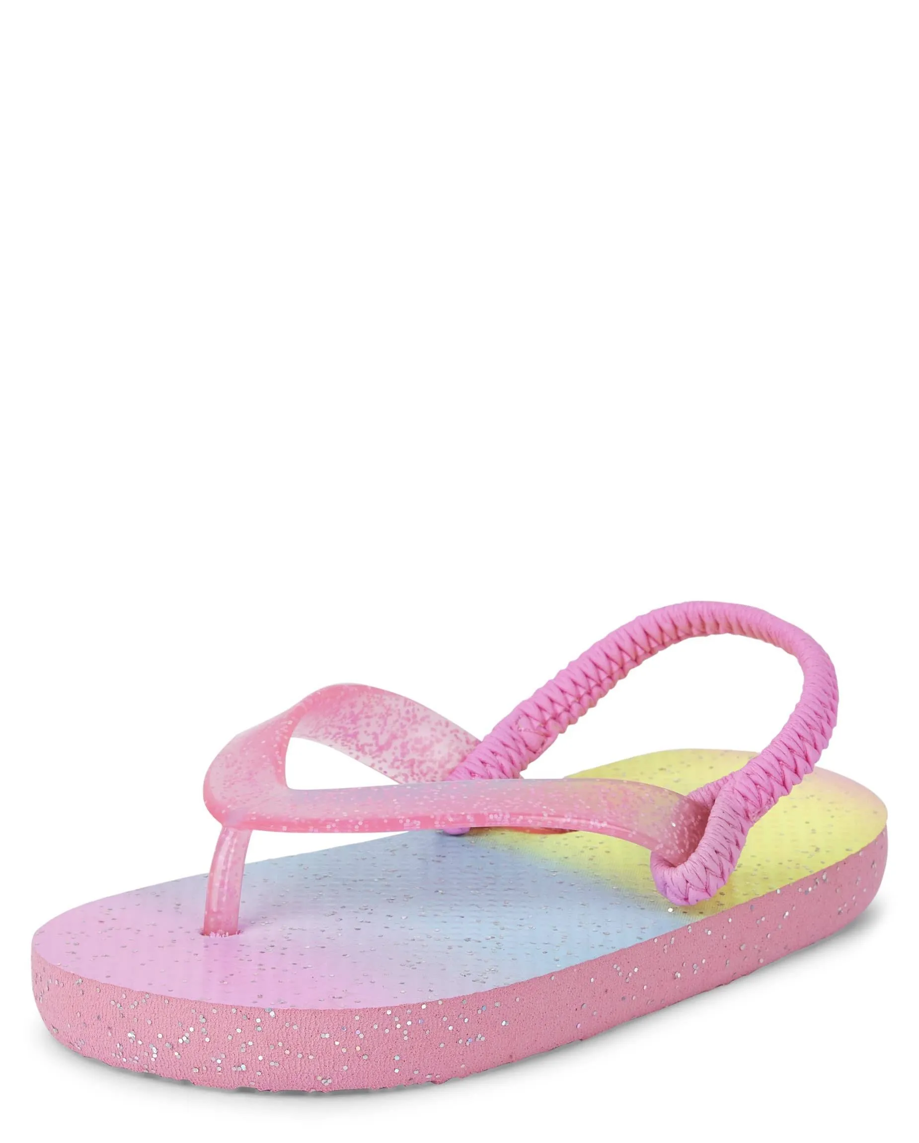 Toddler Girls Ombre Glitter Flip Flops