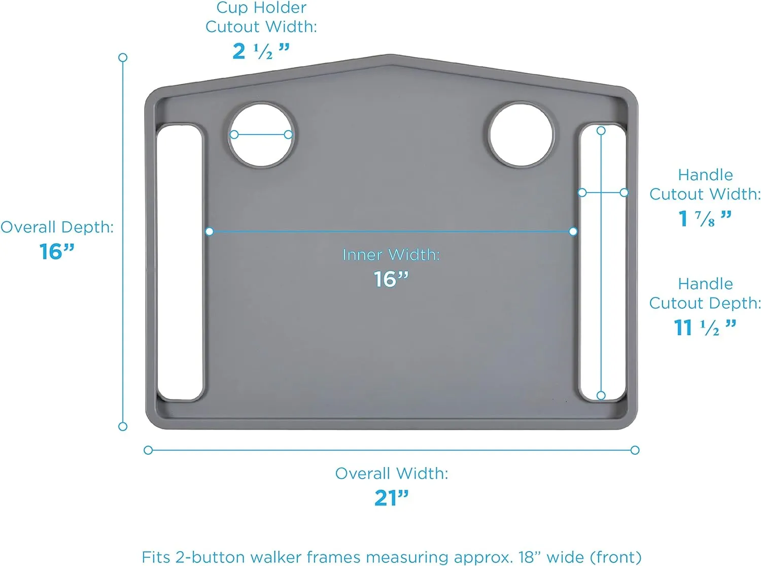 Universal Walker Tray