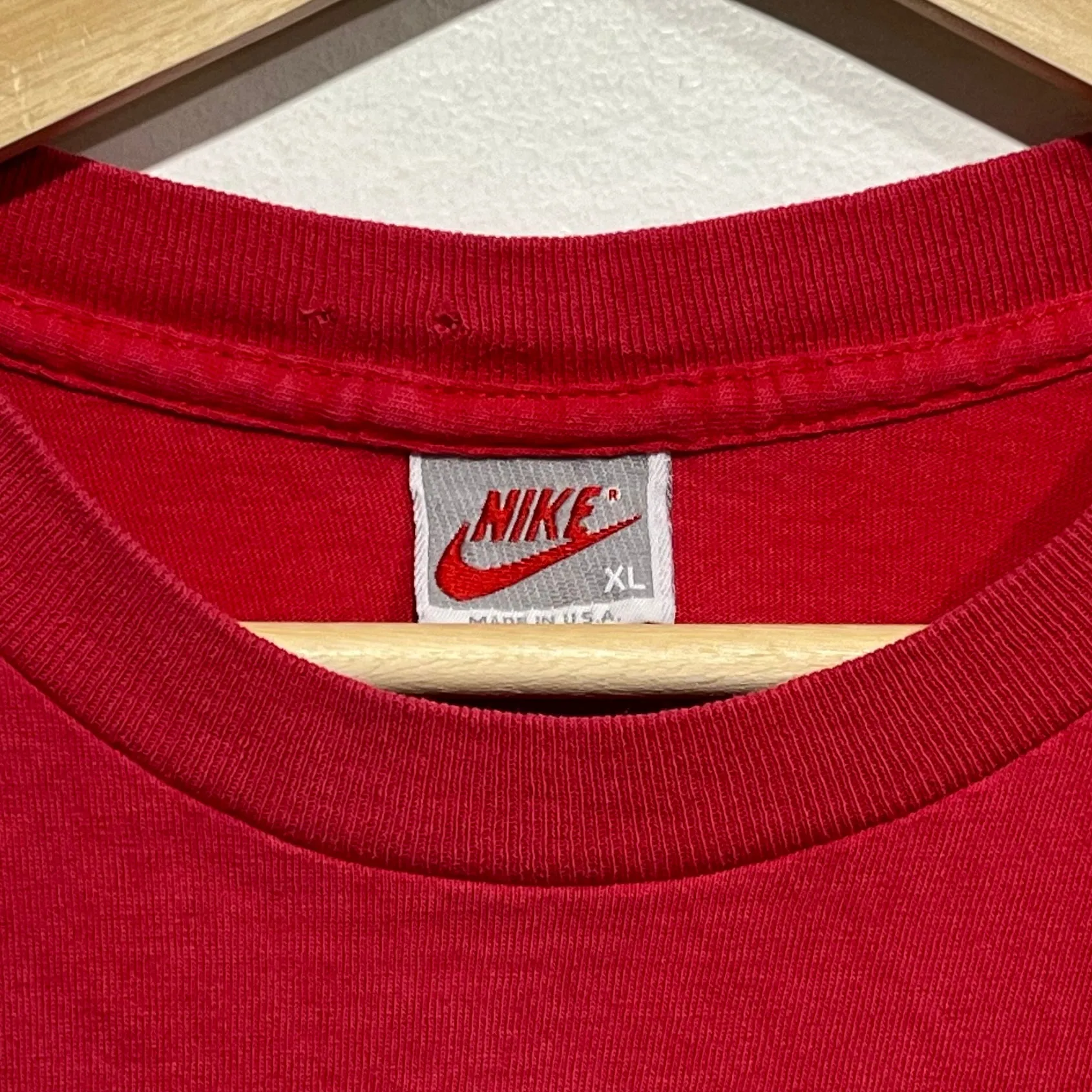 Vintage Red Big Logo Shirt XL