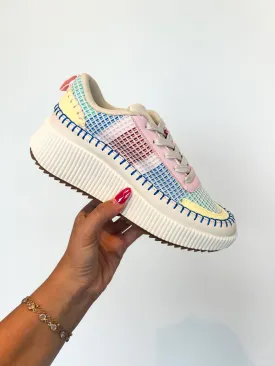 Willow Woven Sneakers- Pastel Multi