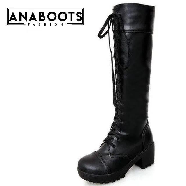 Woman platform winter knee-high Boots